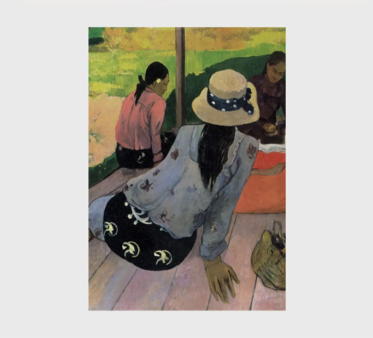 Paul Gauguin - The Siesta notebook by Timeless Artworks