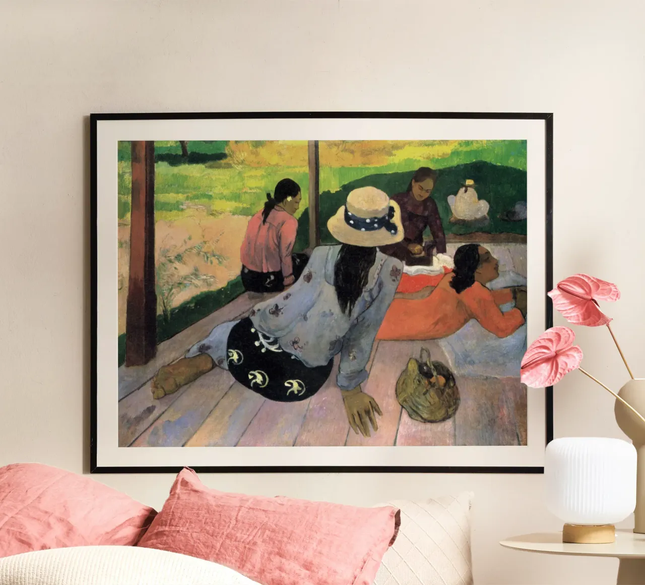 Paul Gauguin - La Siesta carta hahnemühle da Timeless Artworks