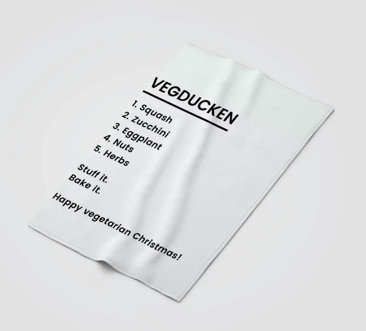 Vegan Christmas Recipe coperta in pile da Studio One