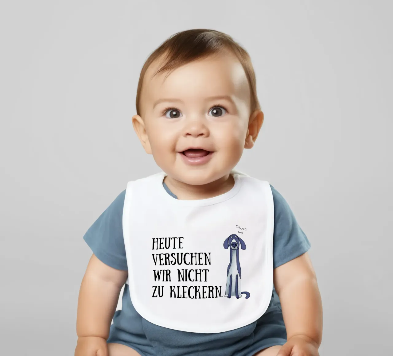 Jagdhund Babylätzchen von Face & Content