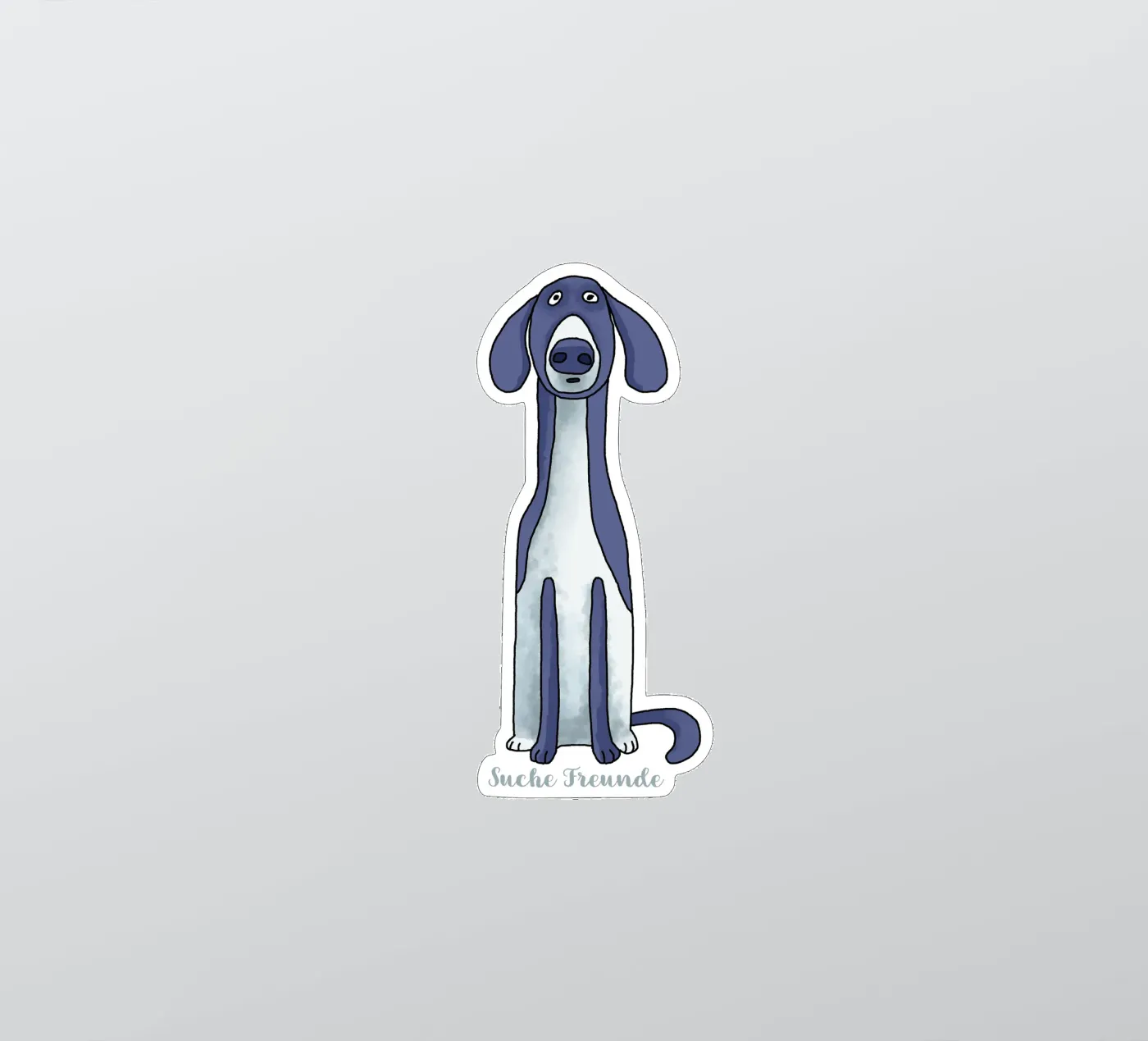 Jagdhund Sticker von Face & Content