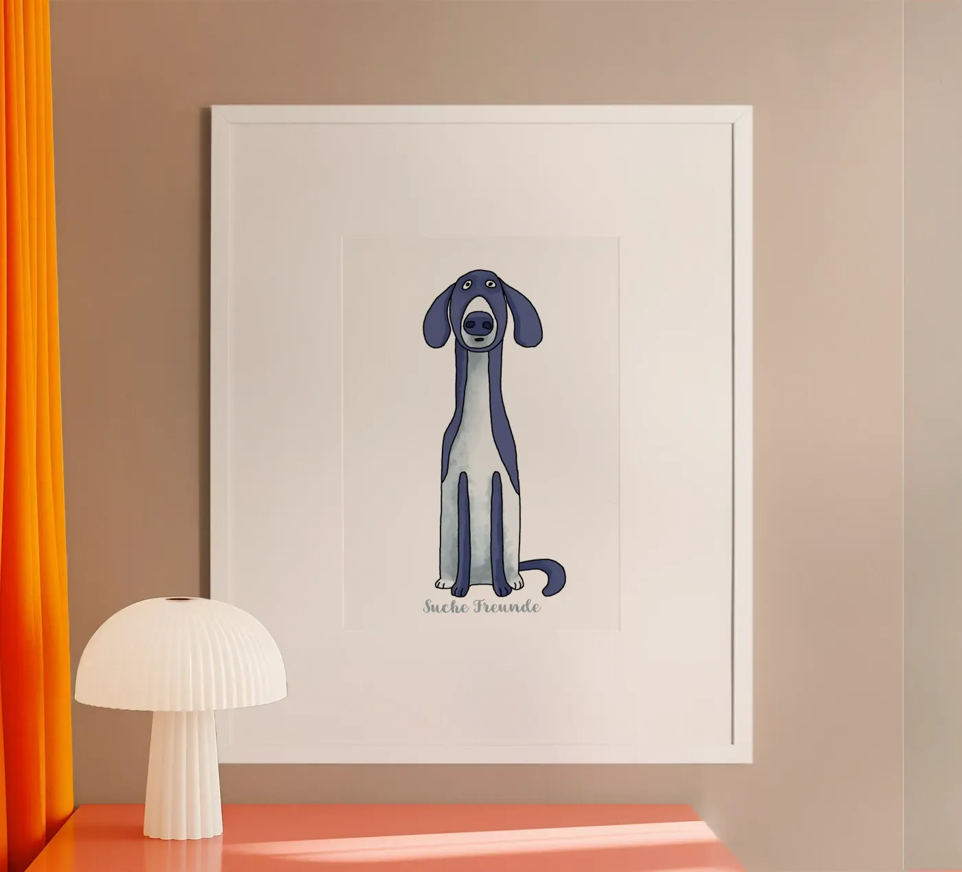 Hunting dog Poster von Face & Content