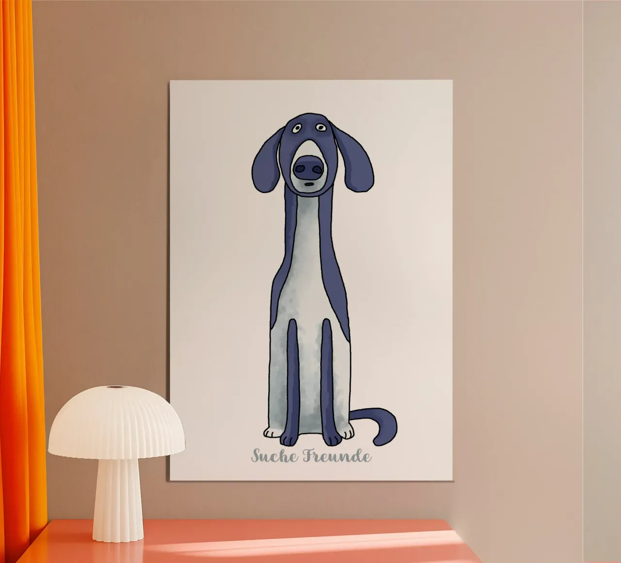 Jagdhund Poster von Face & Content