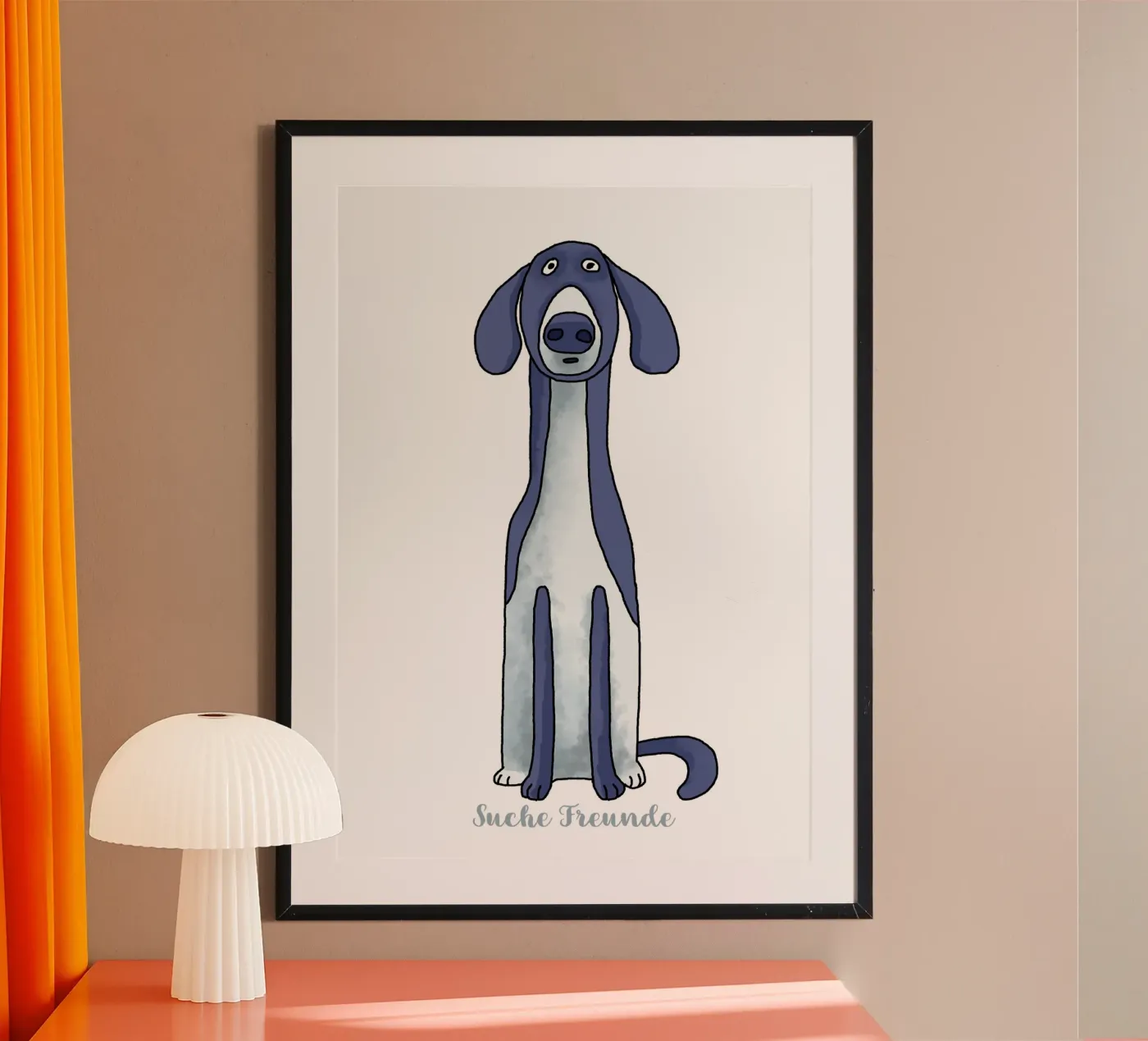 Hunting dog Poster von Face & Content