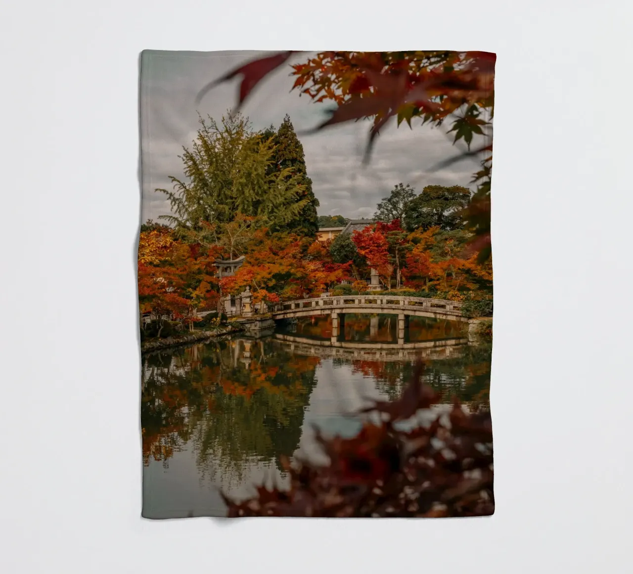 Il giardino del tempio giapponese di Kyoto coperta in pile da Marcel Bisig