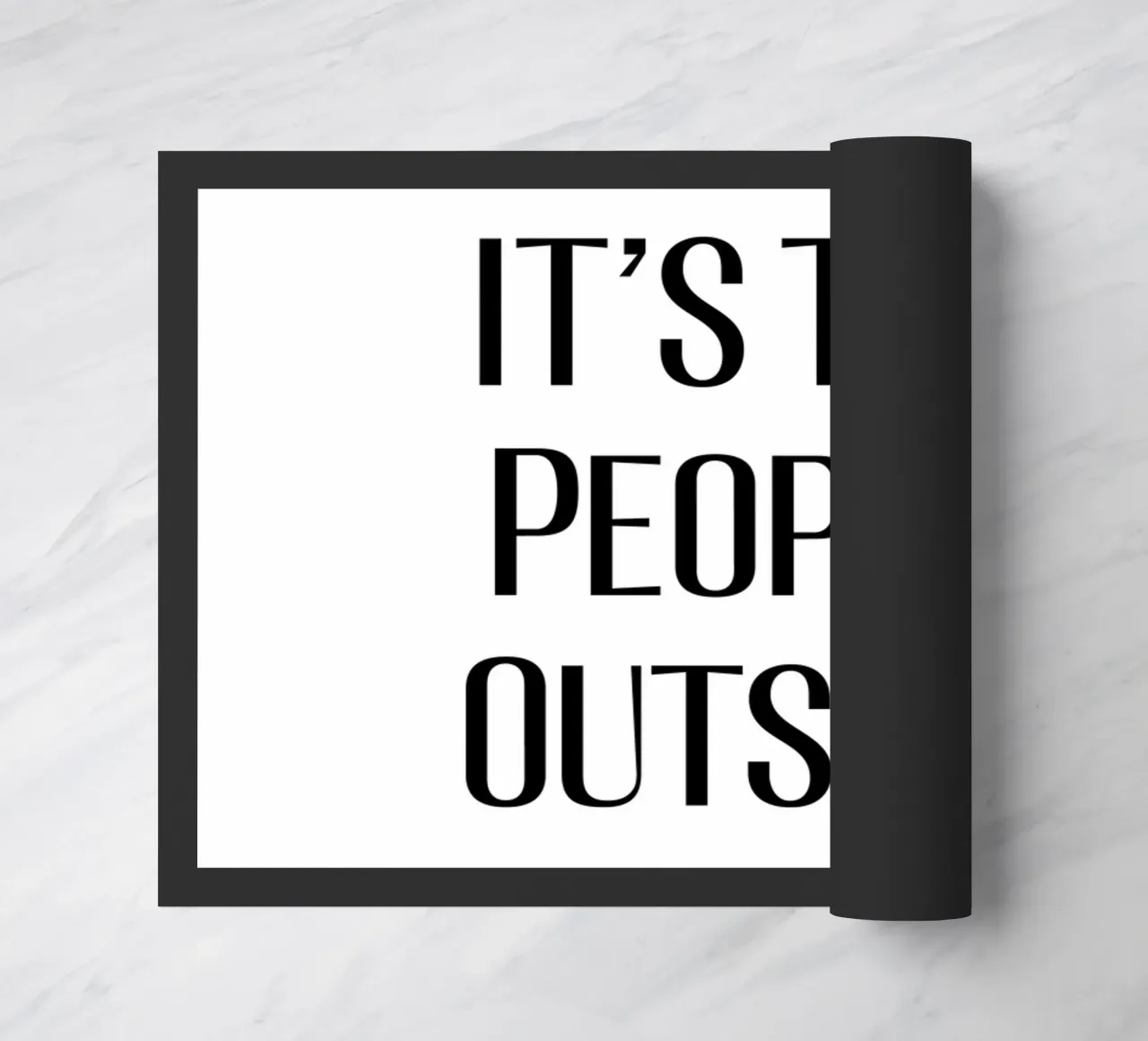 It's too peoply outside zerbino da Typo Designs