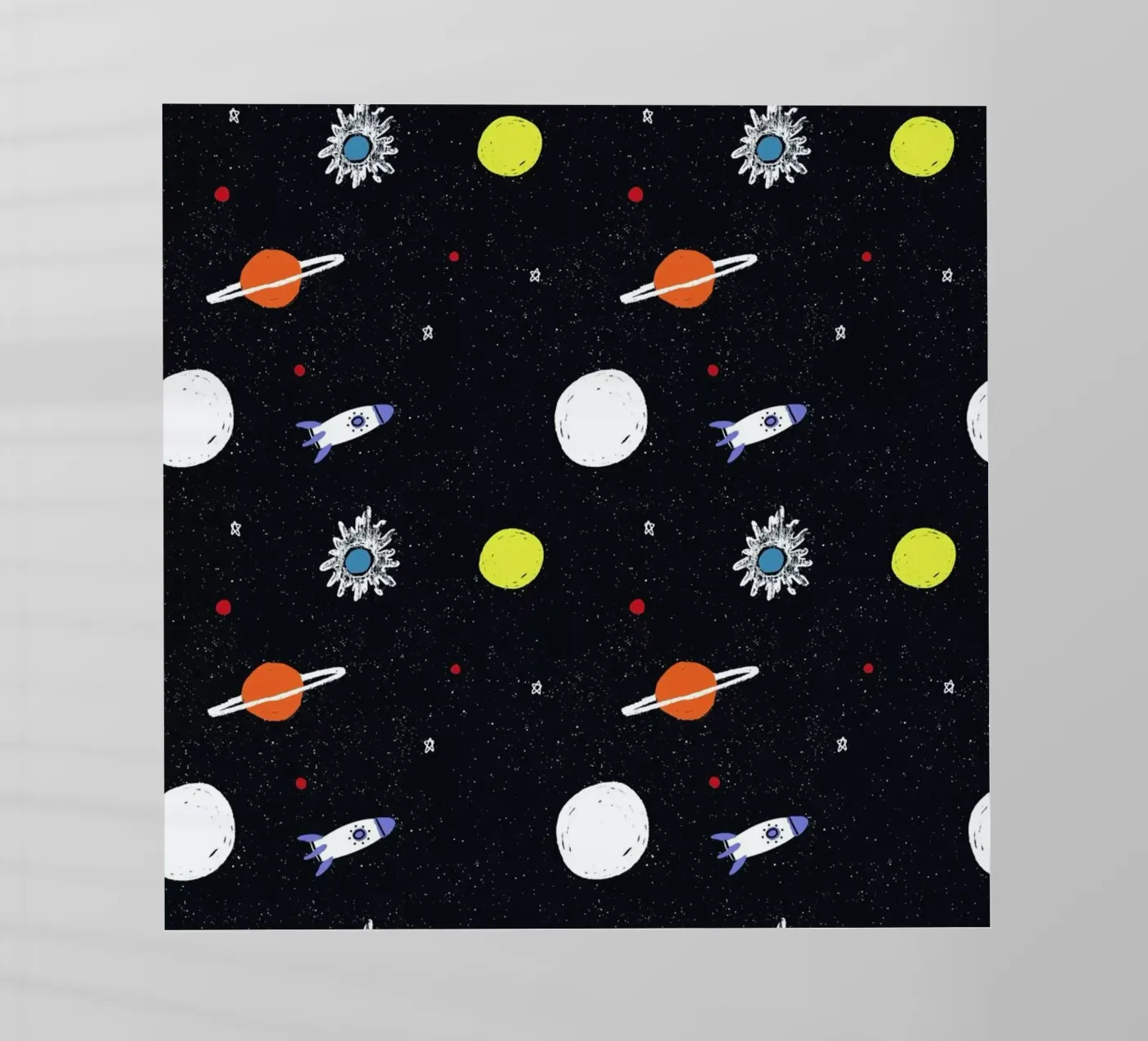 Planets Pattern backlit folie van Alex Foster