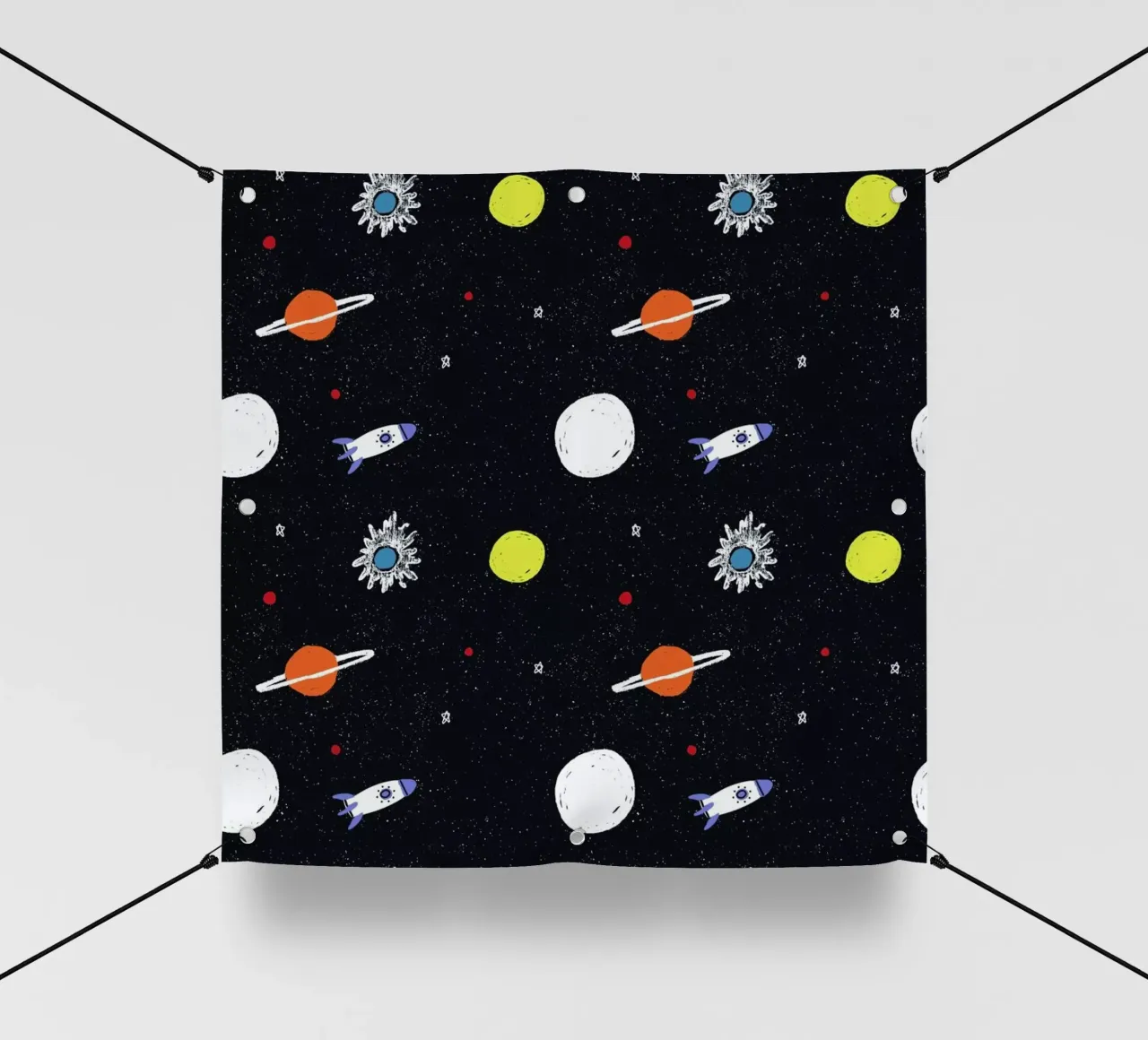 Planets Pattern pvc cover by Alex Foster