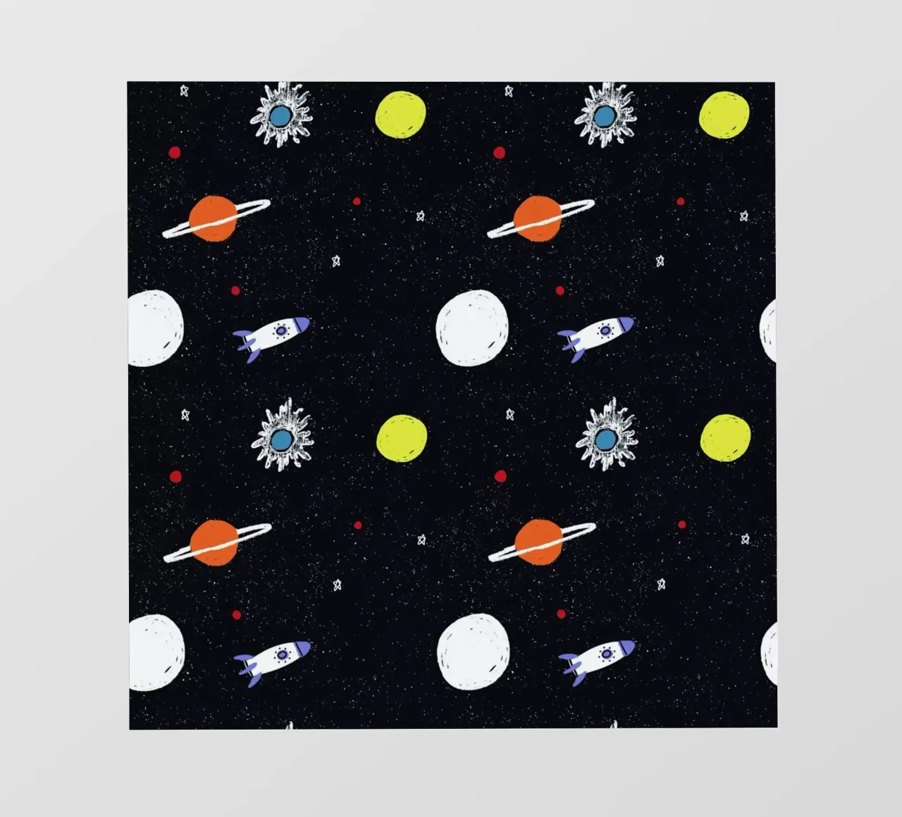Planets Pattern pvc cover by Alex Foster
