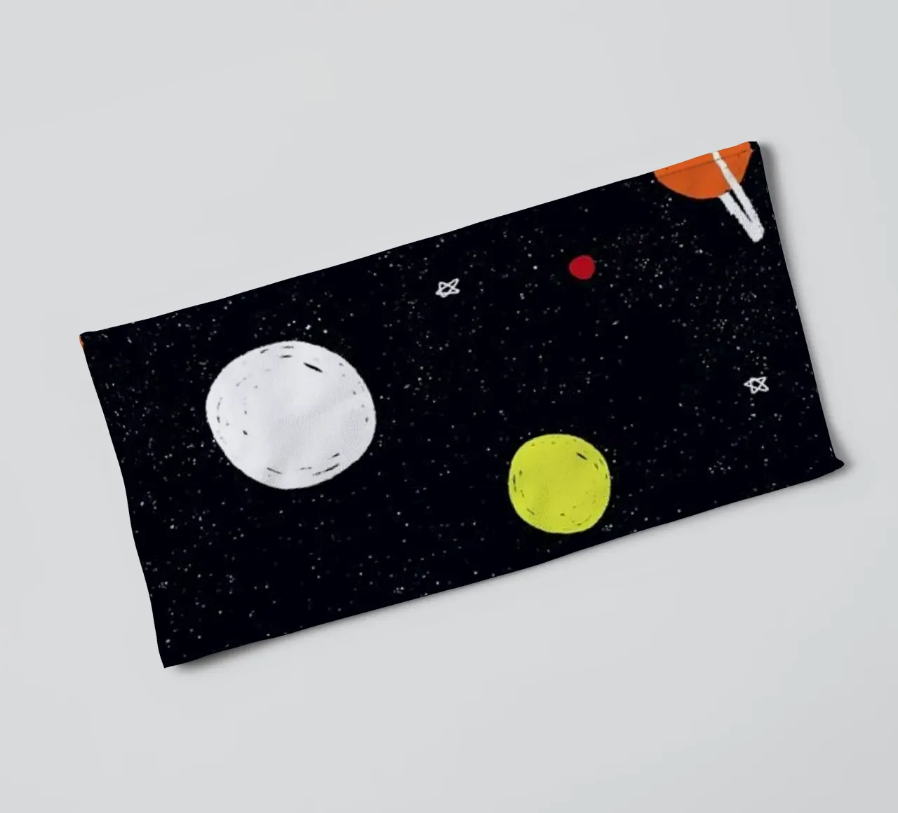 Planets Pattern towel by Alex Foster