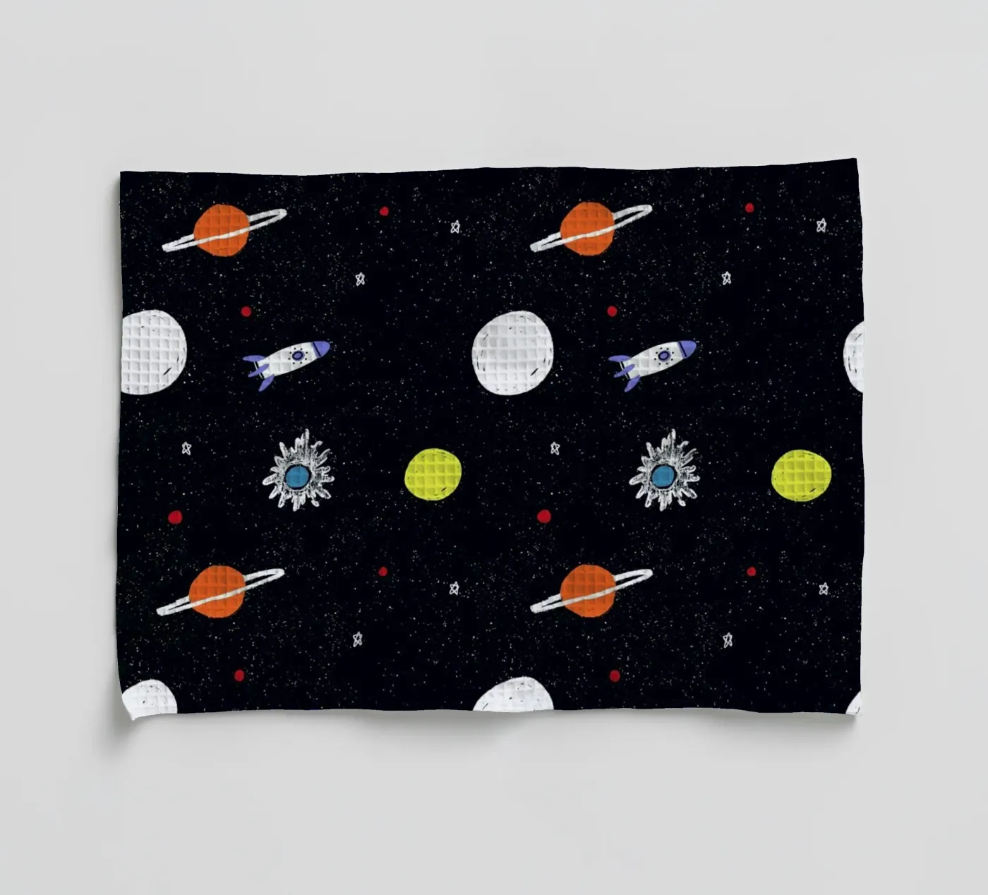 Planets Pattern torchon de Alex Foster