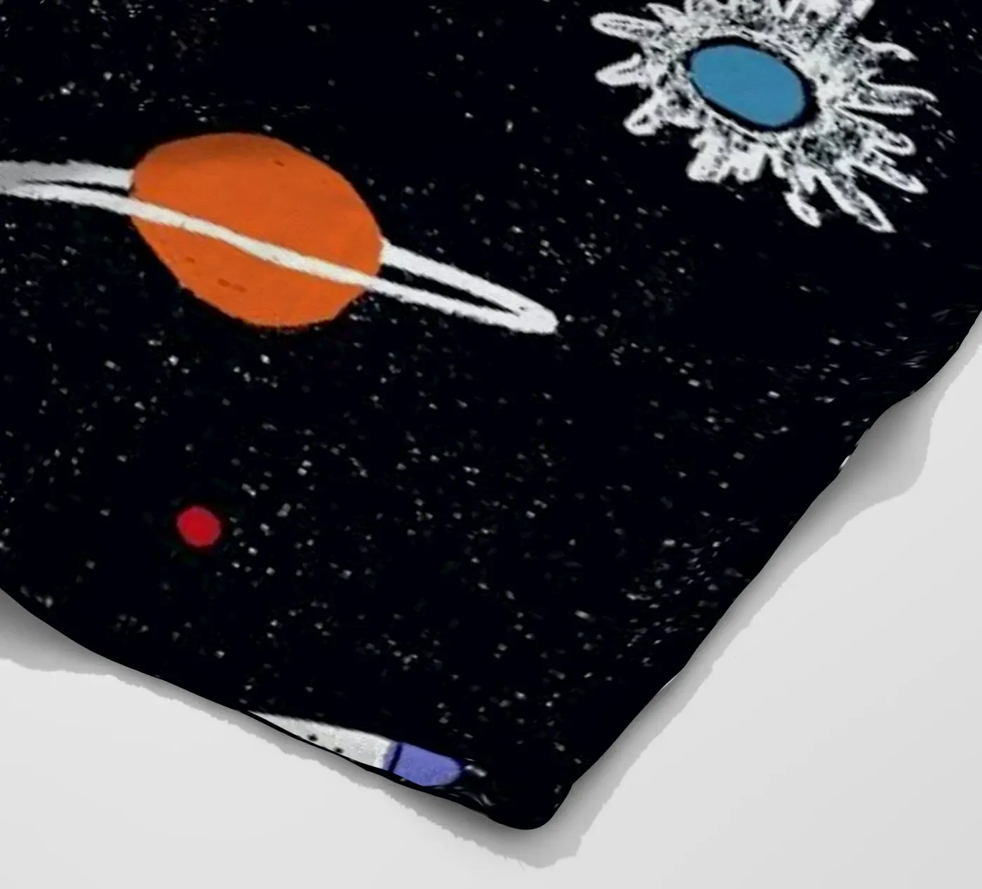 Planets Pattern plaid polaire de Alex Foster