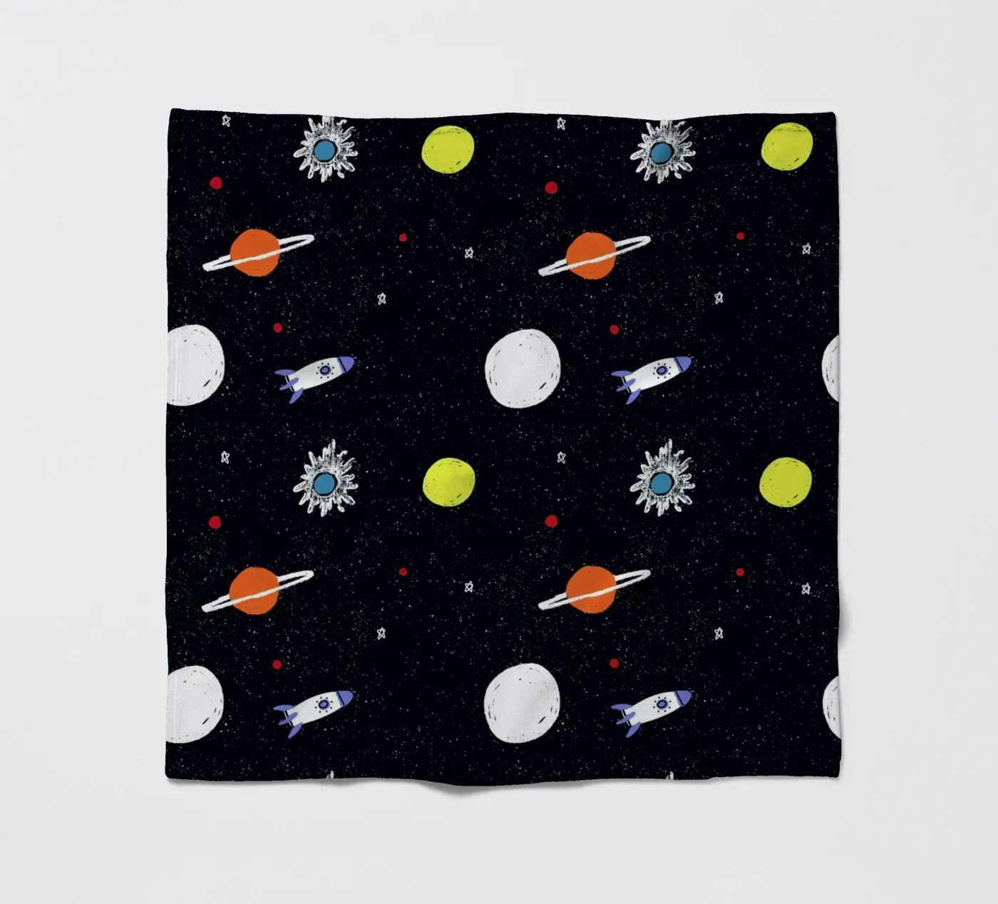 Planets Pattern plaid polaire de Alex Foster