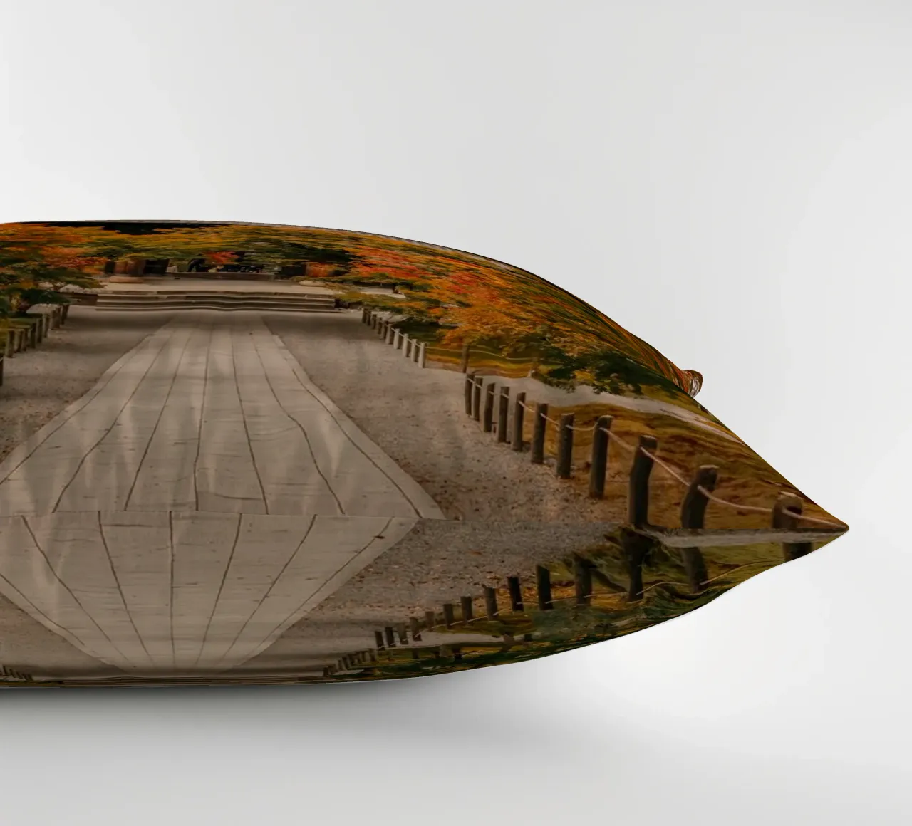 Tempio d'autunno a Kyoto, Giappone cuscino da Marcel Bisig