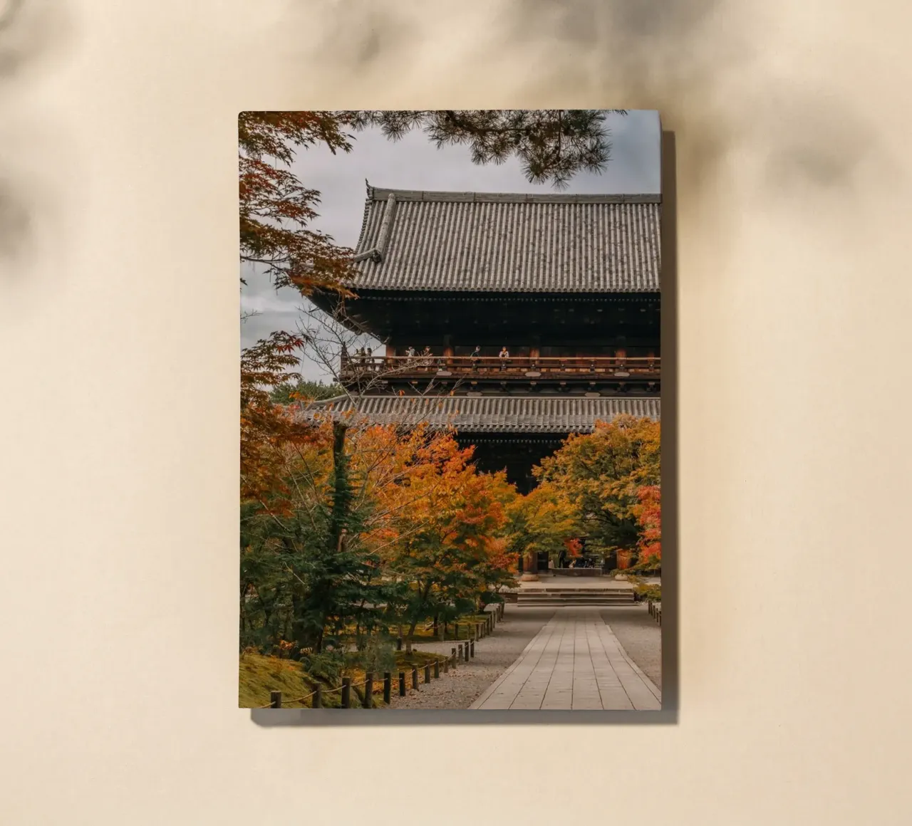 Tempio d'autunno a Kyoto, Giappone diario da Marcel Bisig