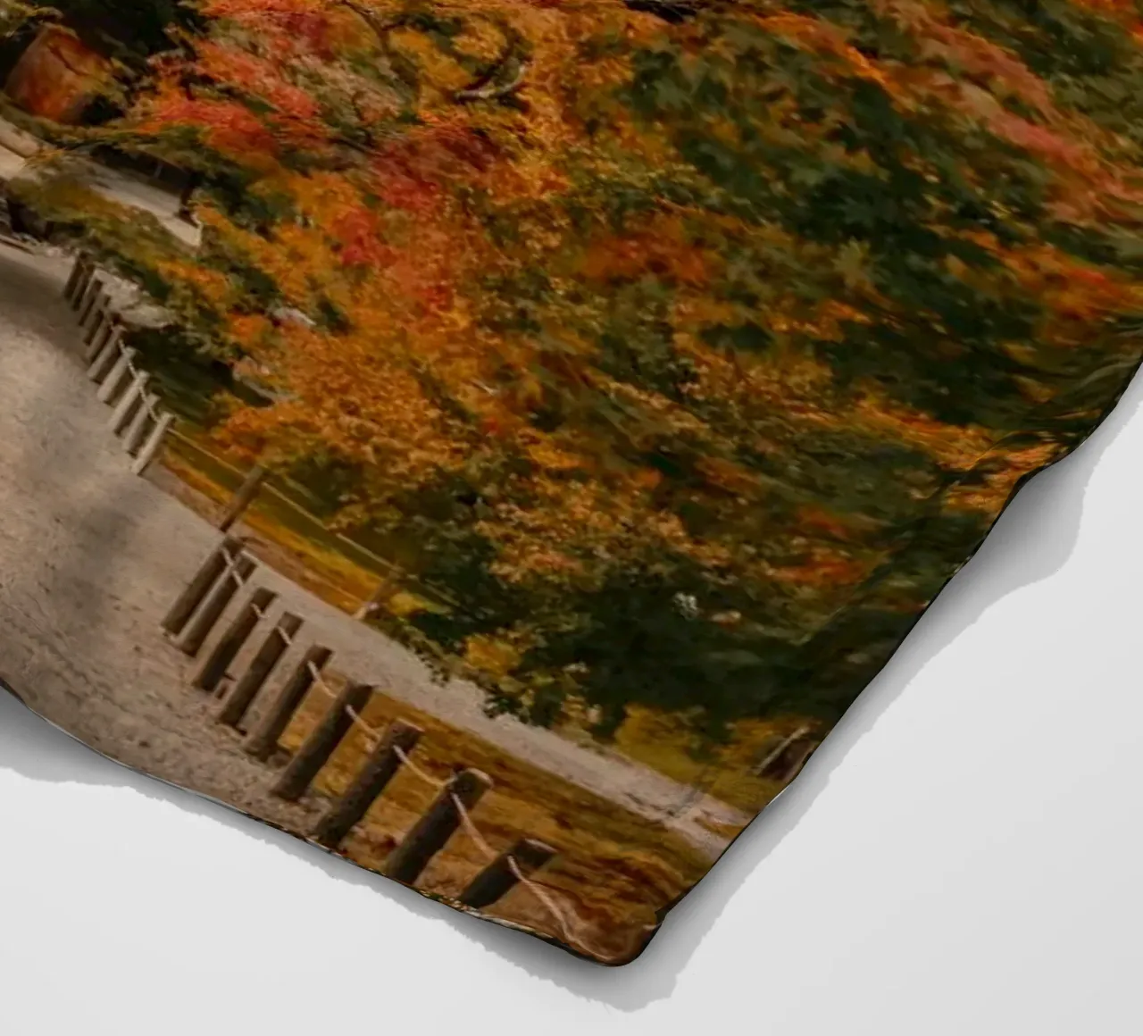 Tempio d'autunno a Kyoto, Giappone coperta in pile da Marcel Bisig