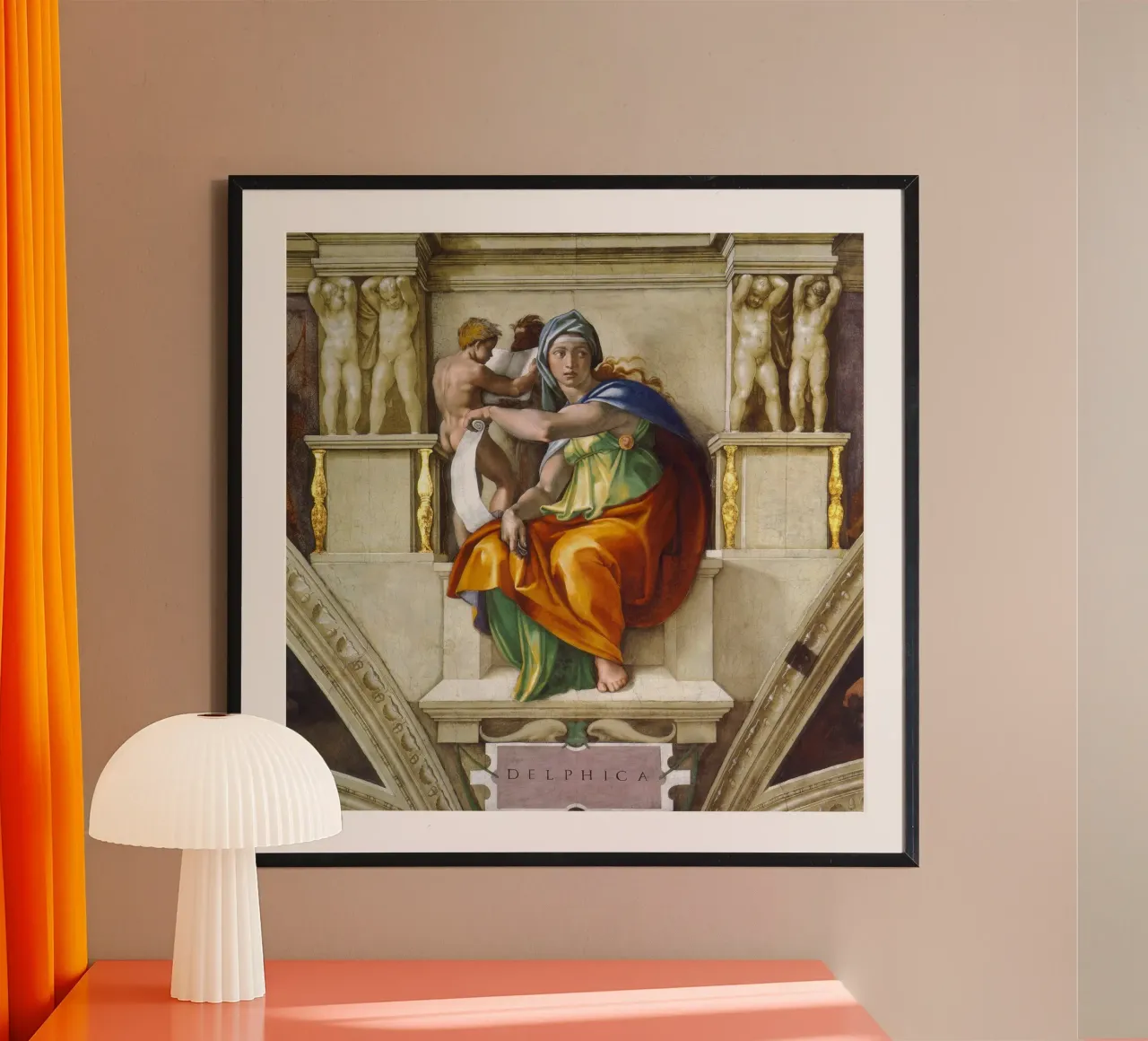 Michelangelo - Delphic Sibyl hahnemühle by Timeless Artworks