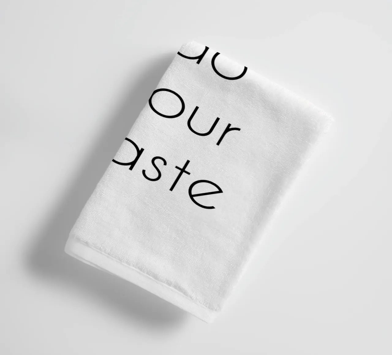 Ciao Hola Hello Nihao Bonjour Namaste asciugamano da bagno da Typo Designs
