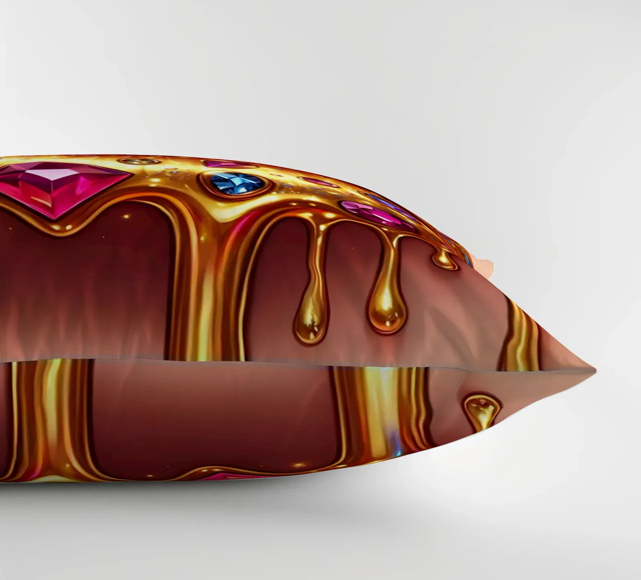 LABBRA GOCCIOLANTI DI GIOIELLI cuscino da ARTOMATIC