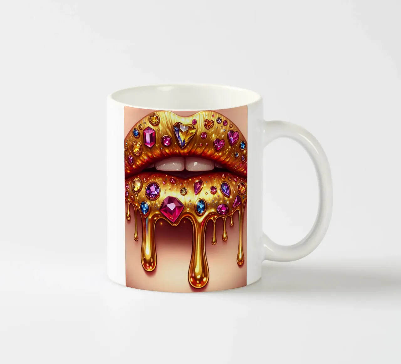 LABBRA GOCCIOLANTI DI GIOIELLI tazza in ceramica da ARTOMATIC