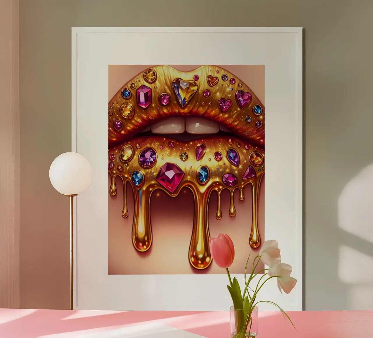 LABBRA GOCCIOLANTI DI GIOIELLI carta hahnemühle da ARTOMATIC