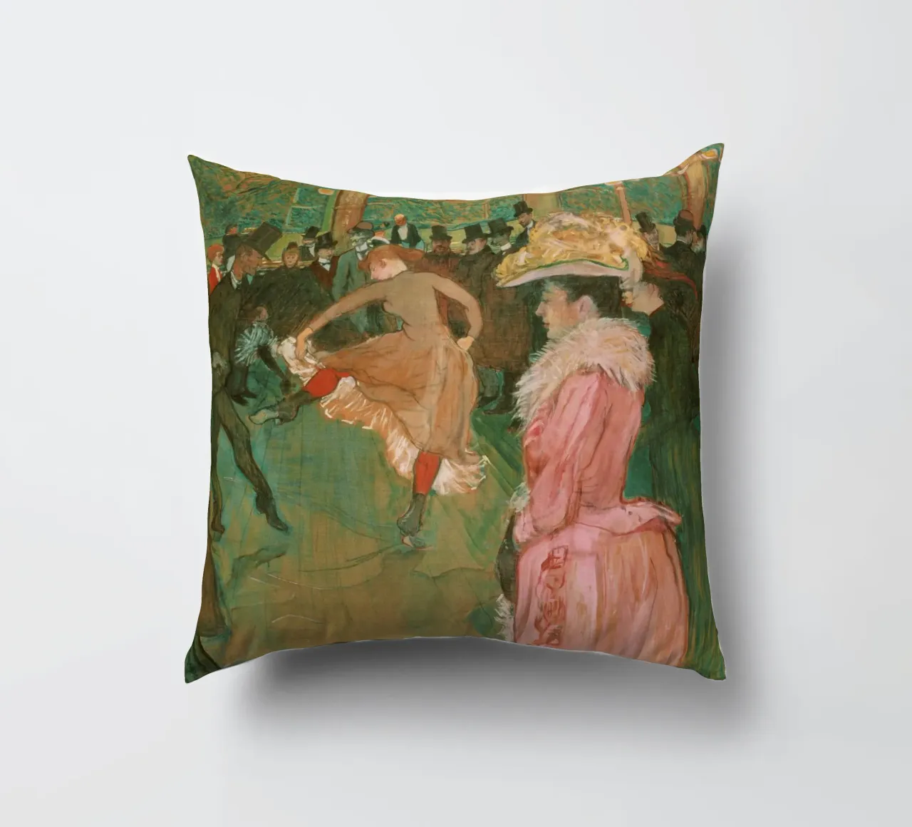 Henri de Toulouse-Lautrec - La danza cuscino da Timeless Artworks