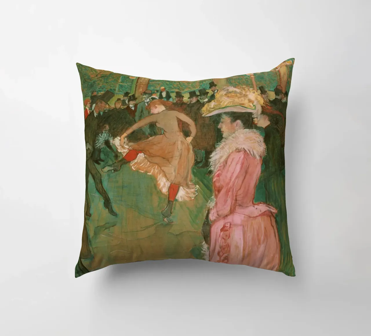 Henri de Toulouse-Lautrec - La danza cuscino da Timeless Artworks