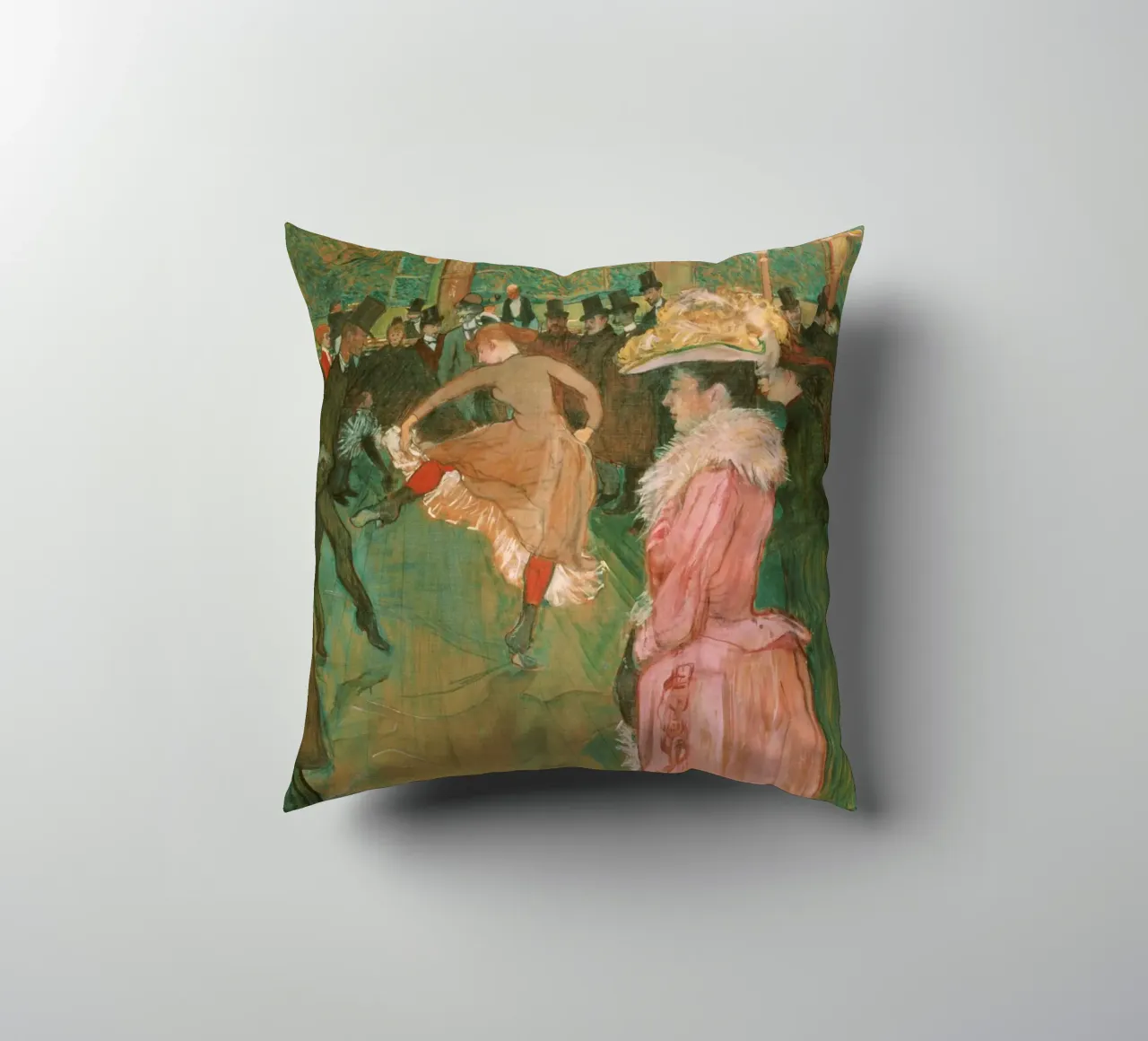 Henri de Toulouse-Lautrec - La danza cuscino da Timeless Artworks