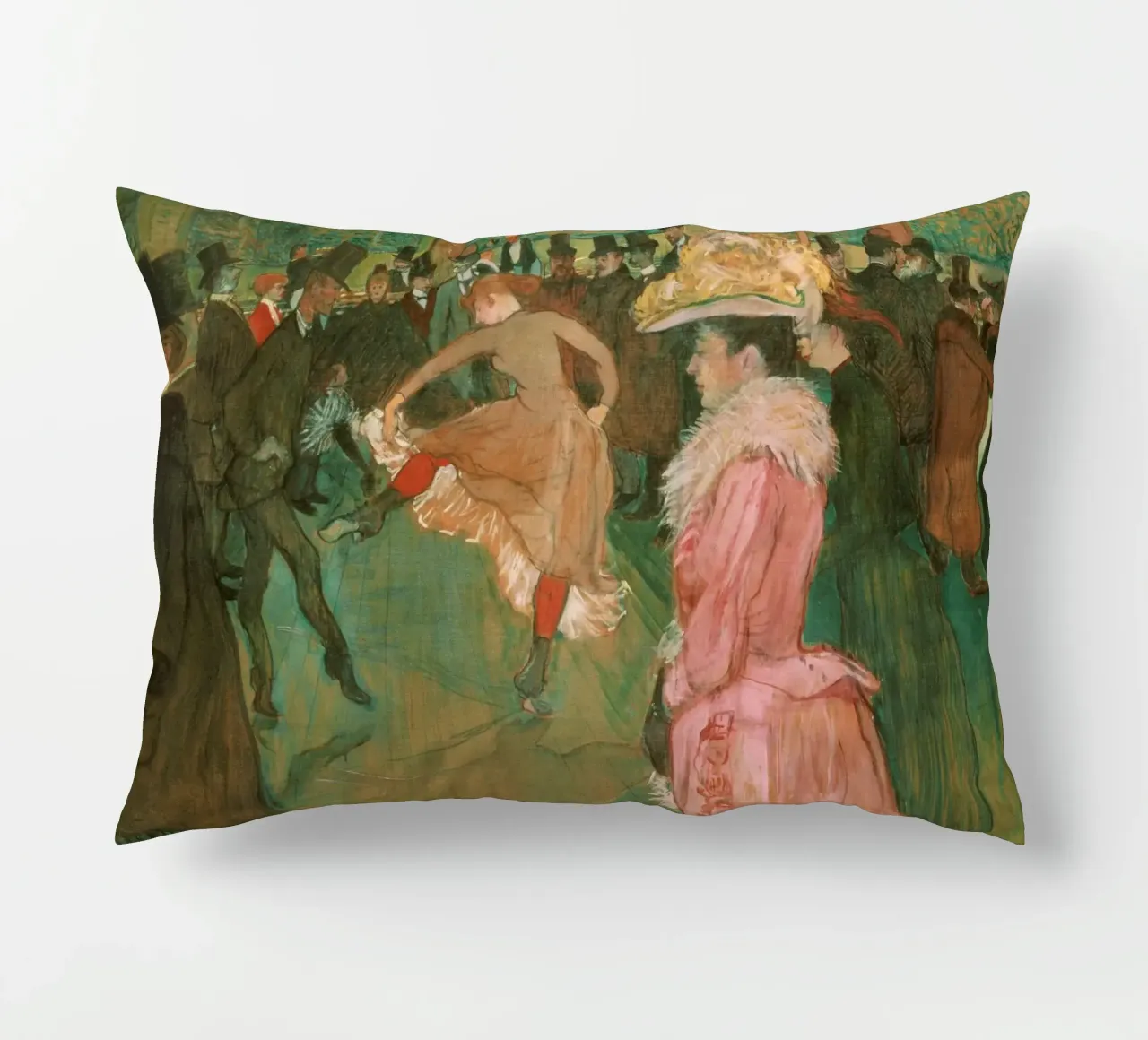 Henri de Toulouse-Lautrec - La danza cuscino da Timeless Artworks