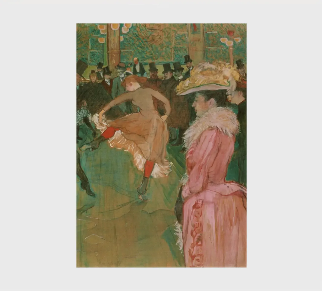 Henri de Toulouse-Lautrec - The Dance notebook by Timeless Artworks