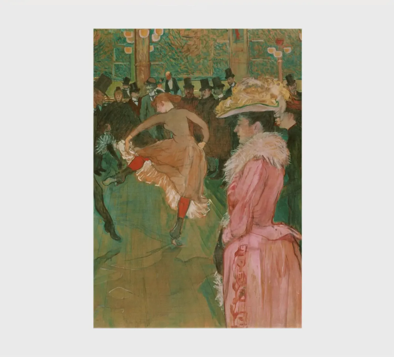 Henri de Toulouse-Lautrec - The Dance notebook by Timeless Artworks