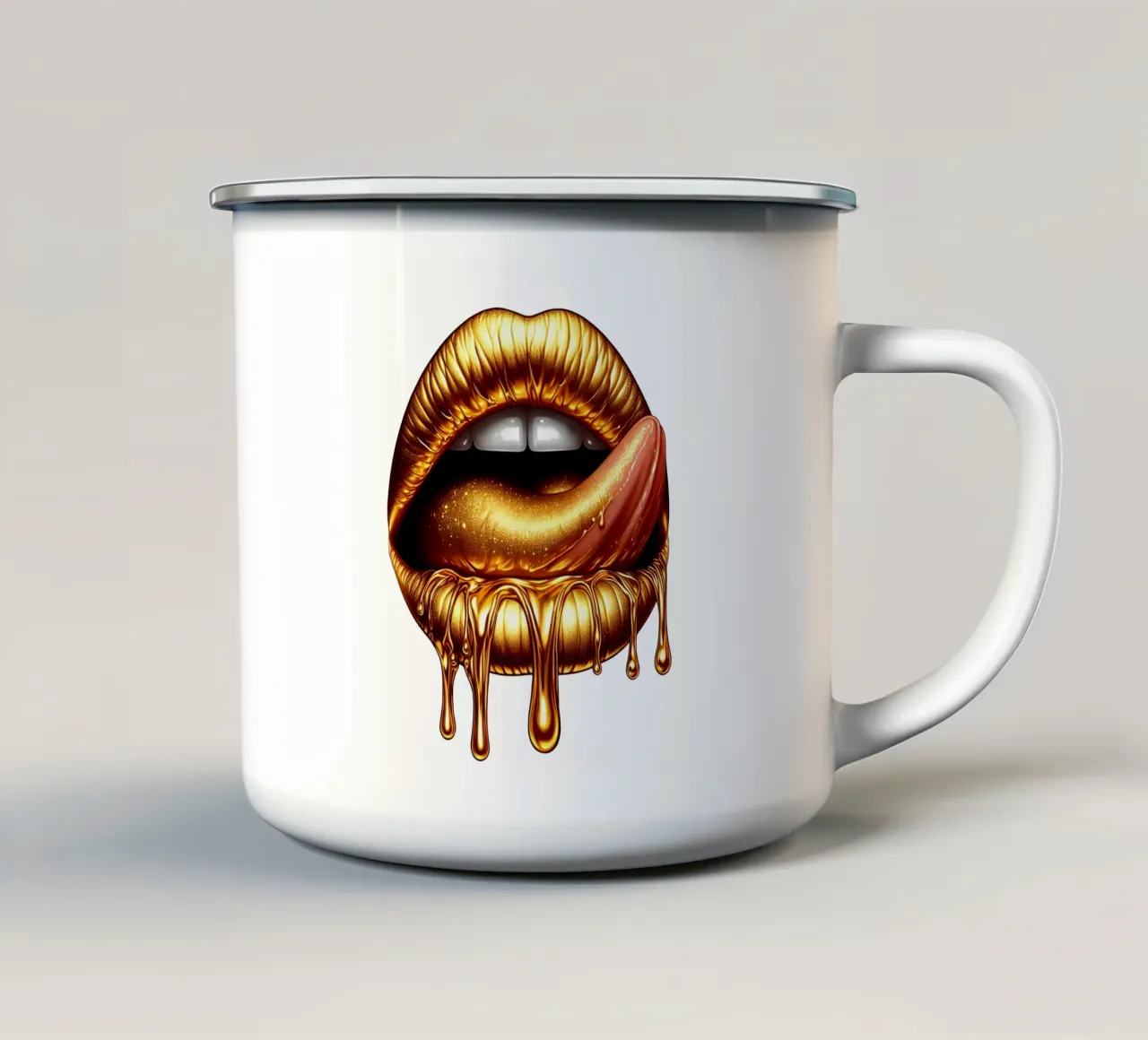 LABBRA GRONDANTI D'ORO tazza in smalto da ARTOMATIC