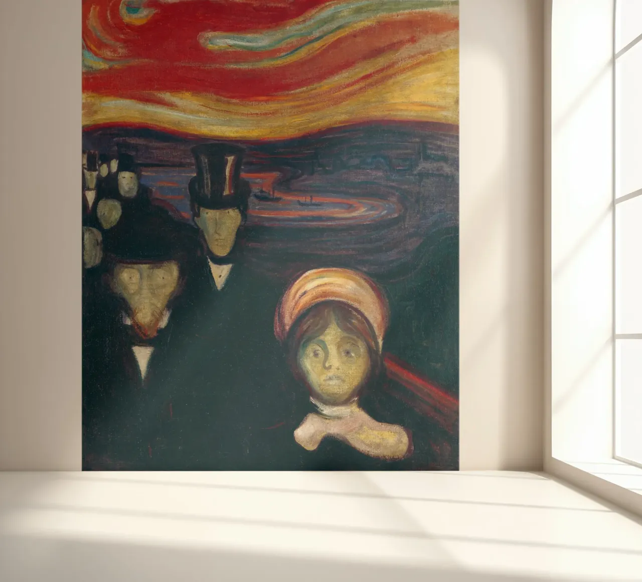 Edvard Munch - Anxiety photo wallpaper by Timeless Artworks