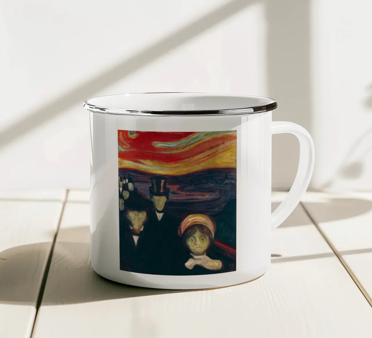 Edvard Munch - Ansia tazza in smalto da Timeless Artworks