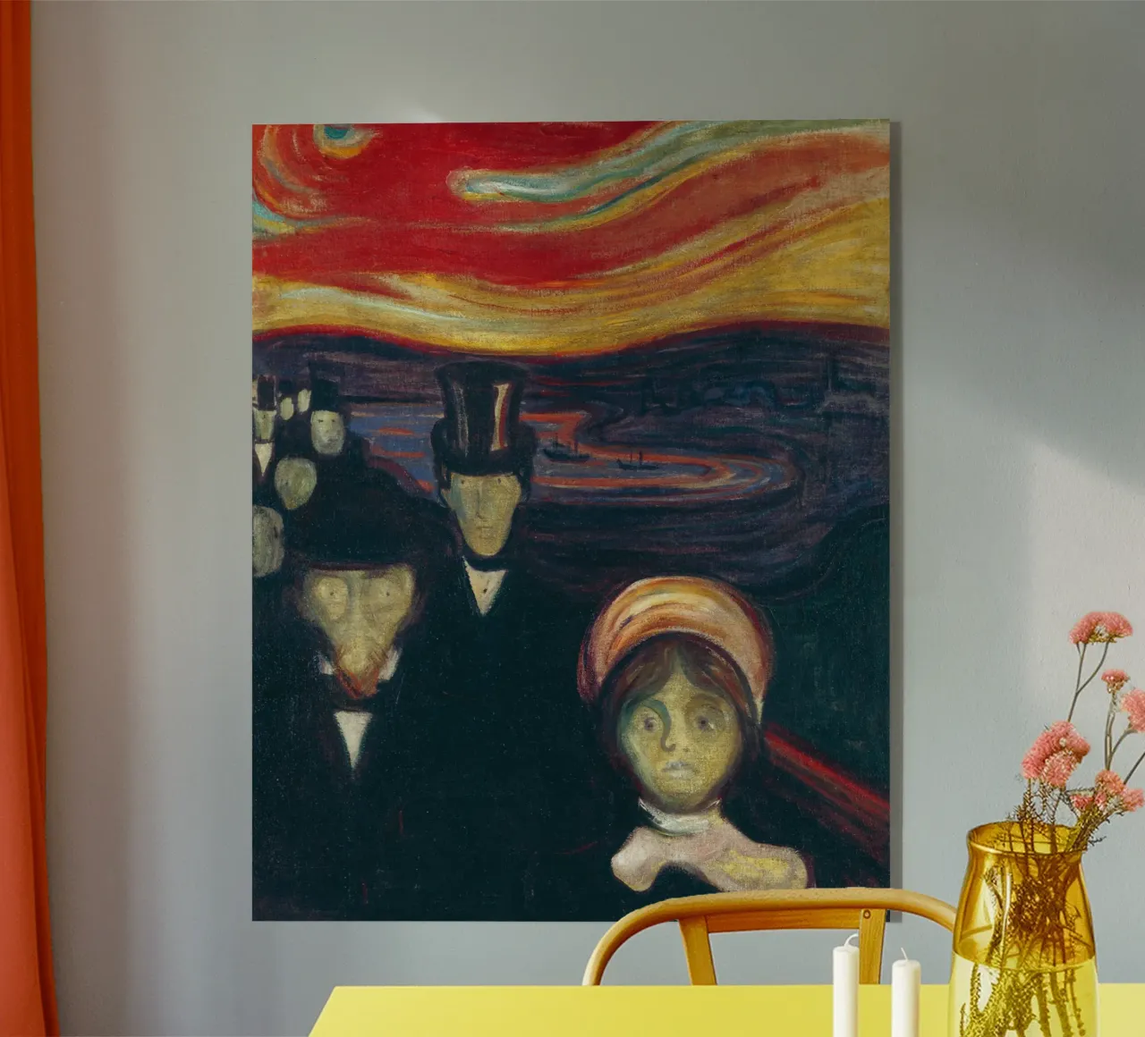 Edvard Munch - Ansia plexiglass da Timeless Artworks