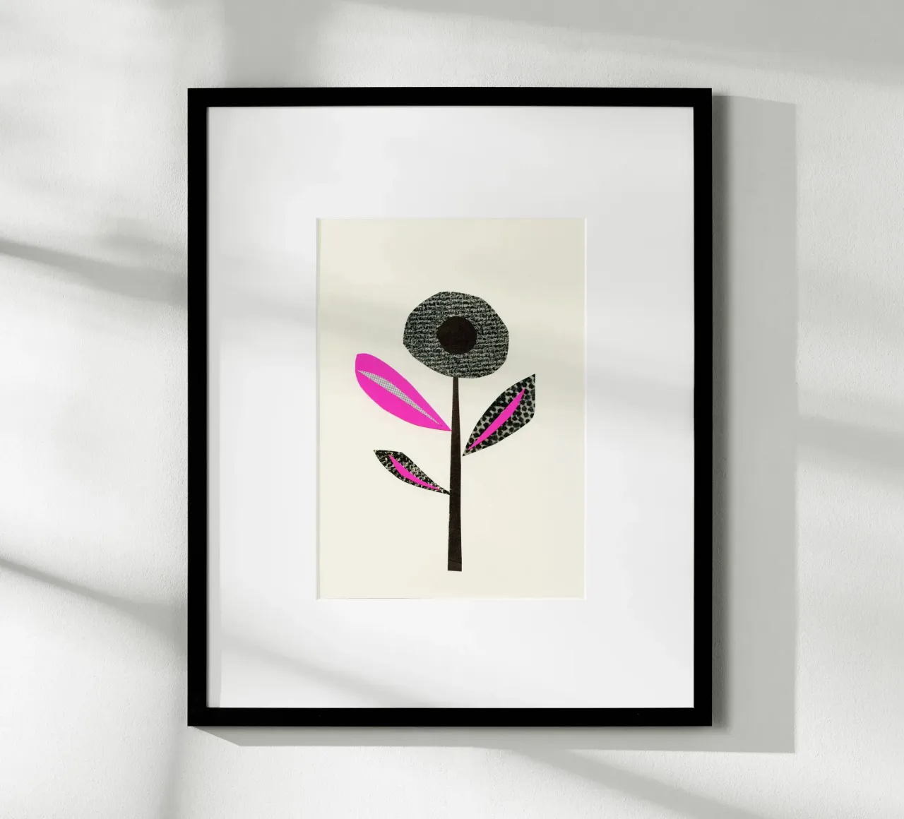 Fiore astratto II poster da Cassia Beck Collage