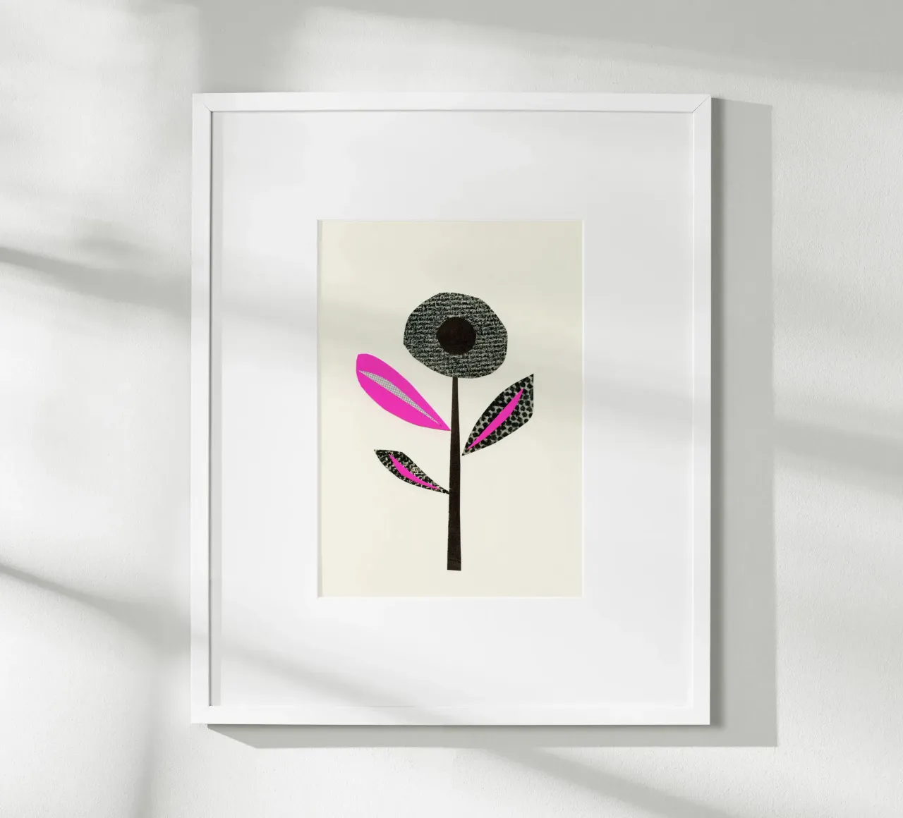 Fiore astratto II poster da Cassia Beck Collage