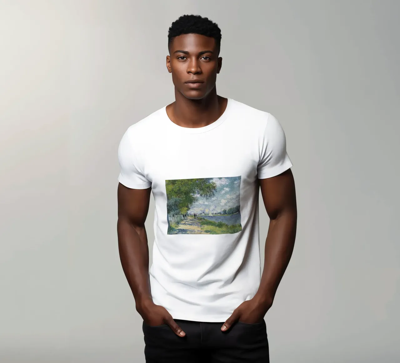 Claude Monet - La Senna t-shirt da Timeless Artworks