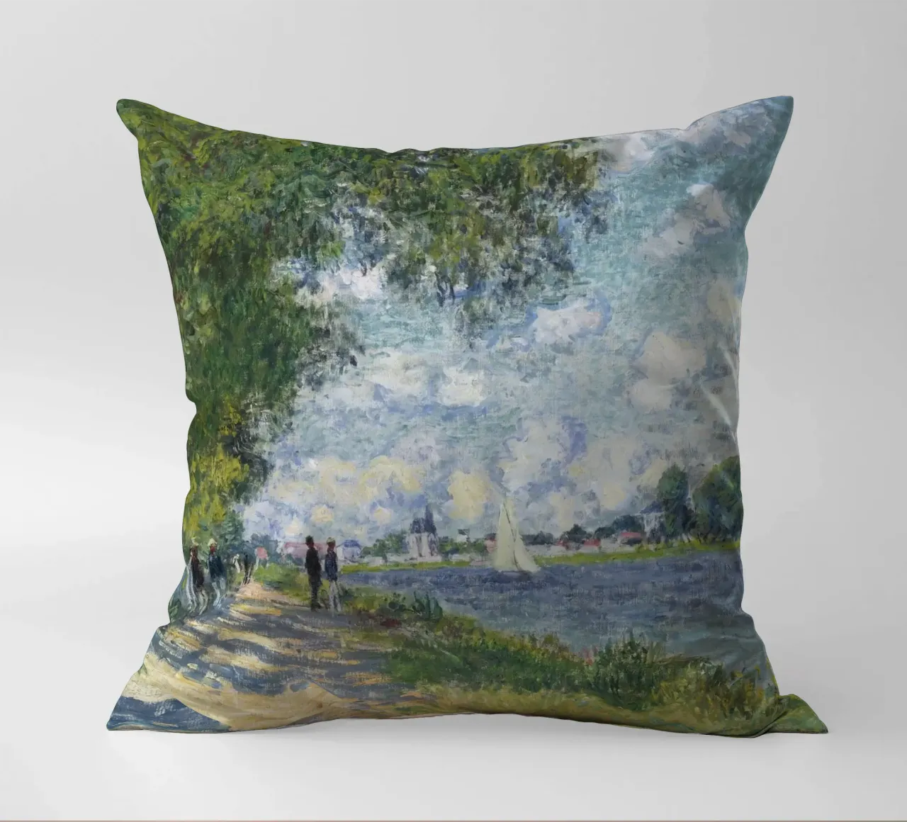 Claude Monet - La Senna cuscino da Timeless Artworks