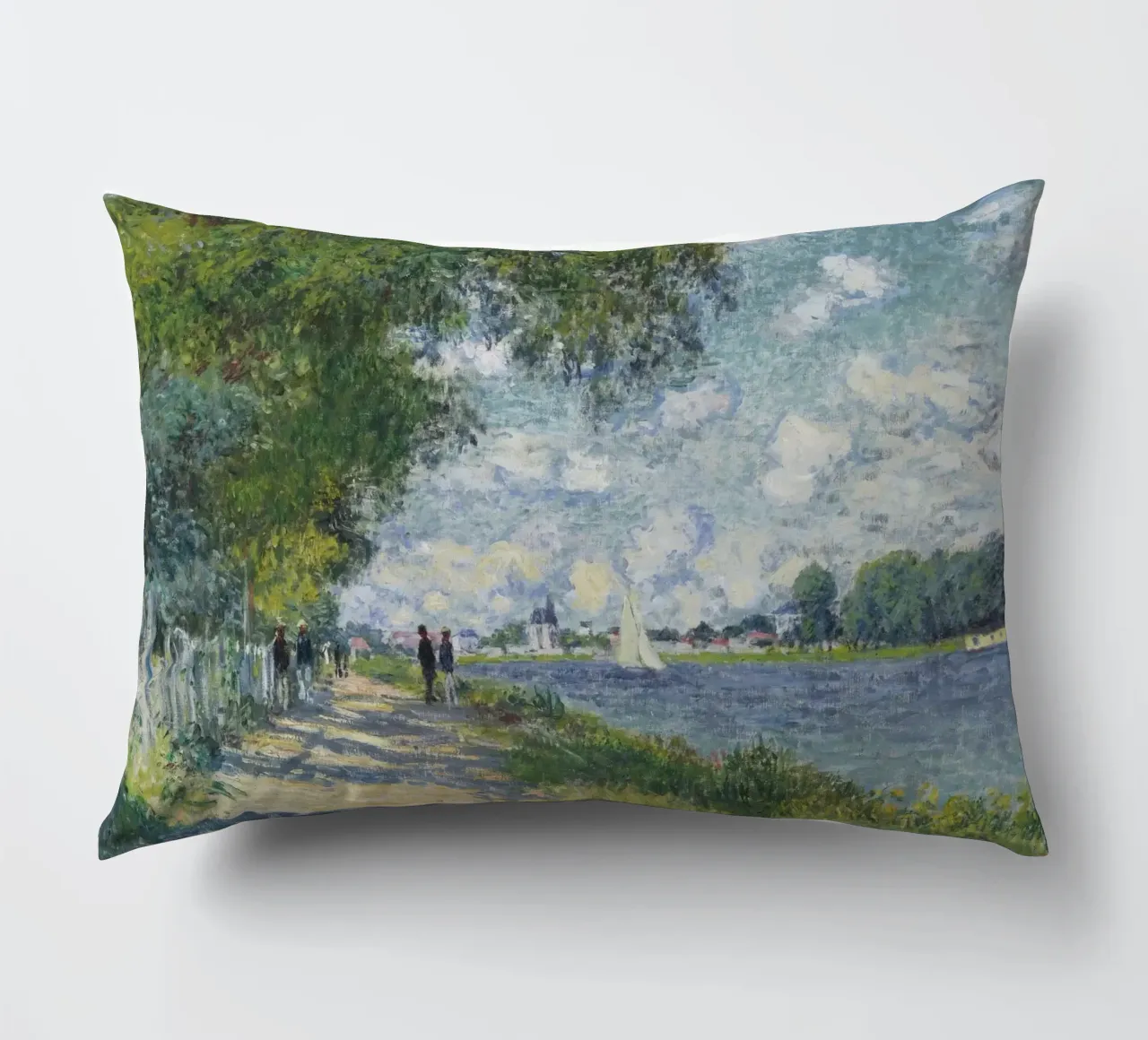 Claude Monet - La Senna cuscino da Timeless Artworks