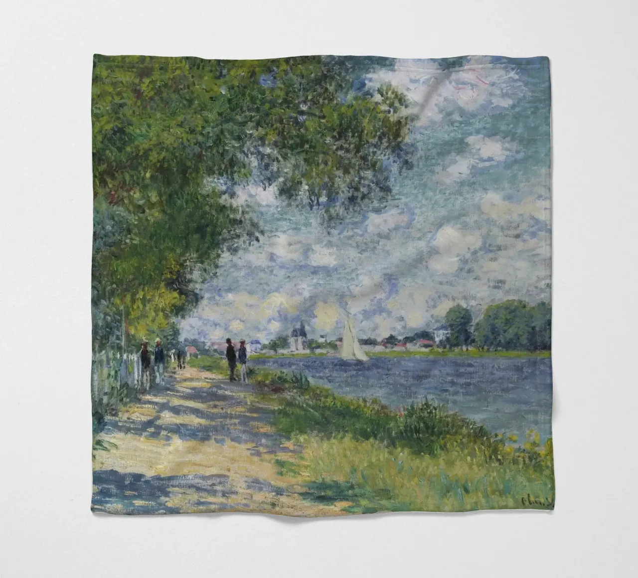 Claude Monet - La Senna coperta in pile da Timeless Artworks