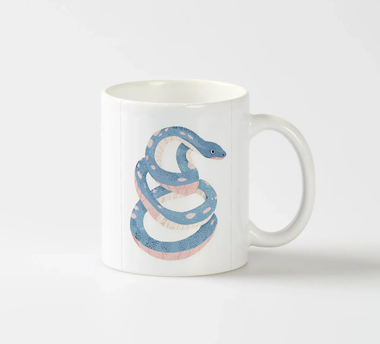 Print voor jongenskamer, Slang Reptiel Kinderkamer Poster keramische mok van Little Lola
