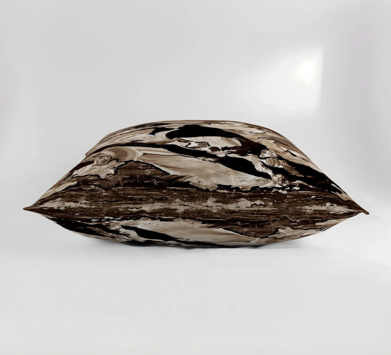 SEPIA 10 cuscino da Thierry Vobmann Abstract painting