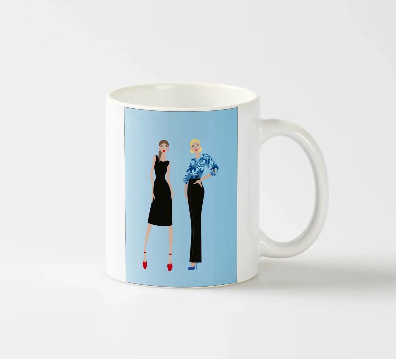Blu tazza in ceramica da SunflowerDE