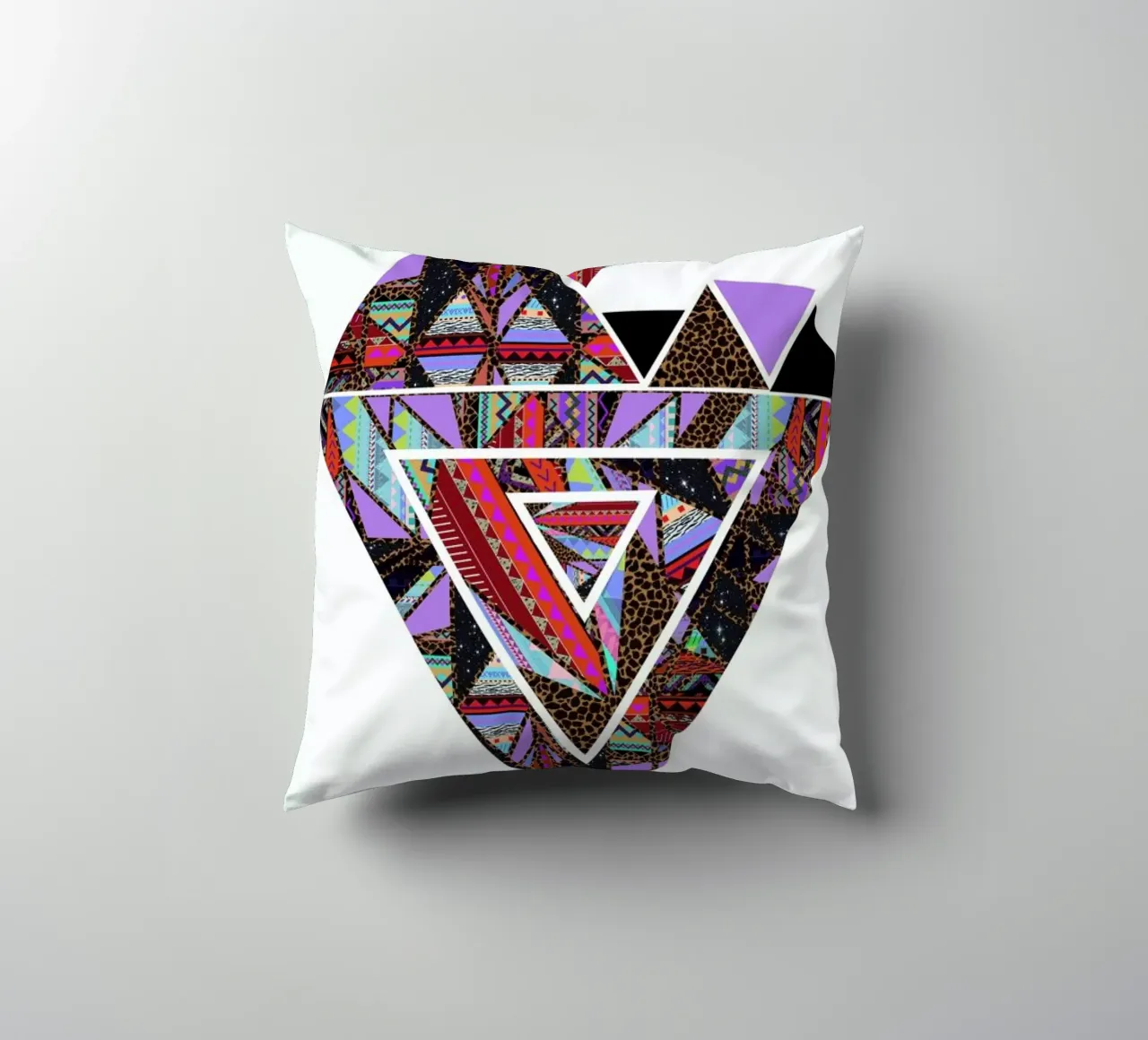 Retro Kaleido decorative cushion by Vasare Nar