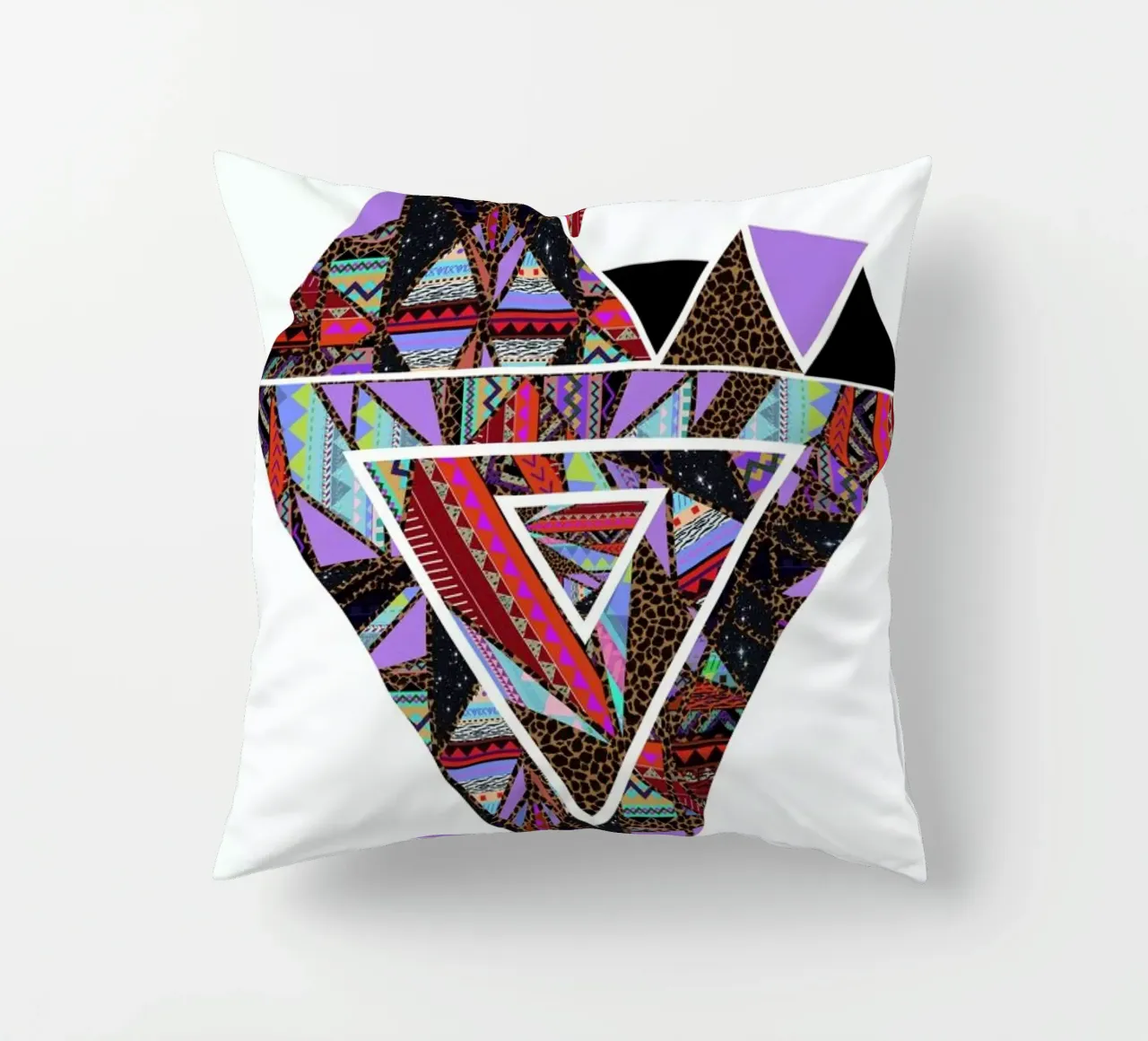 Retro Kaleido decorative cushion by Vasare Nar