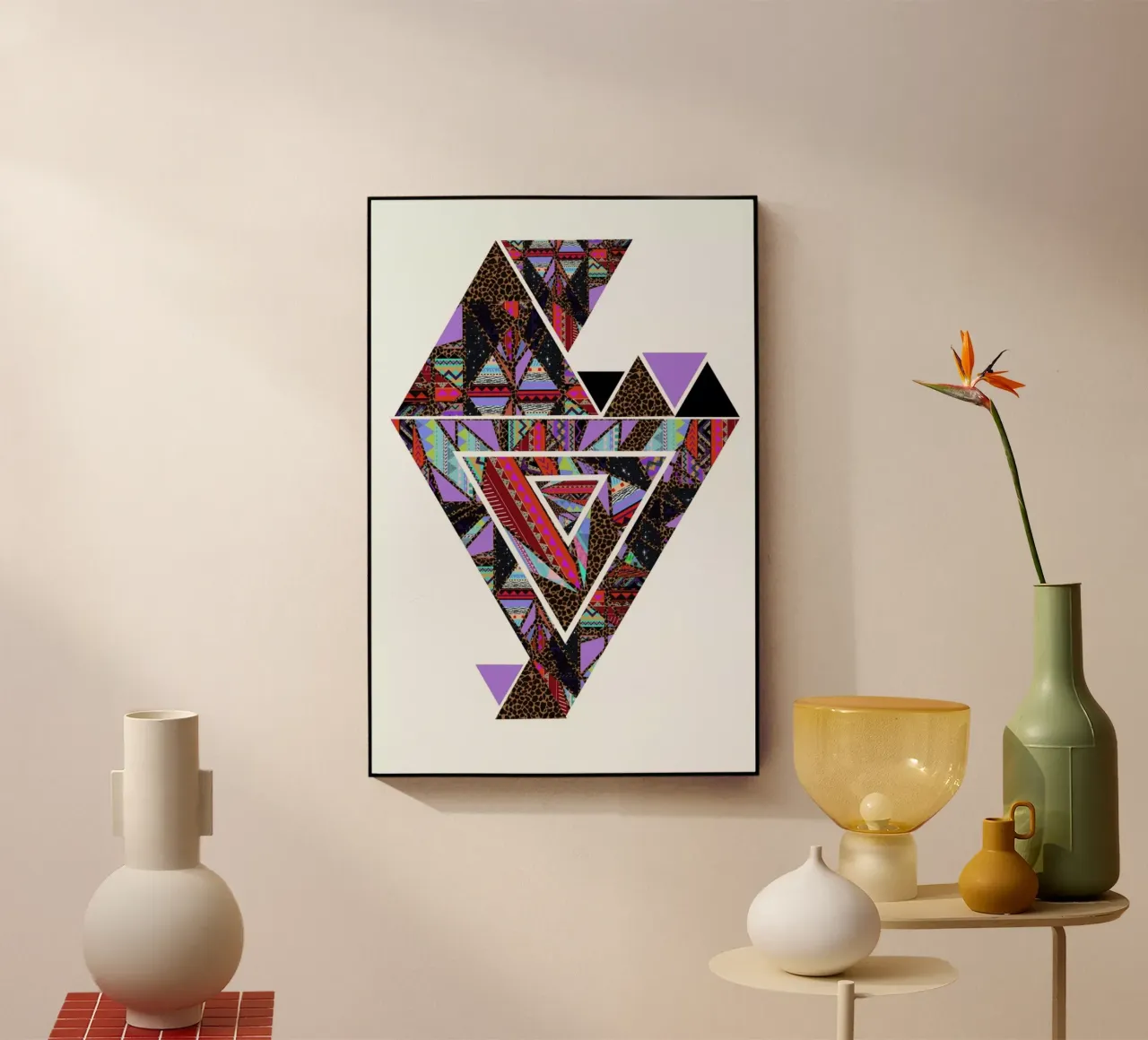 Retro Kaleido plexiglass da Vasare Nar