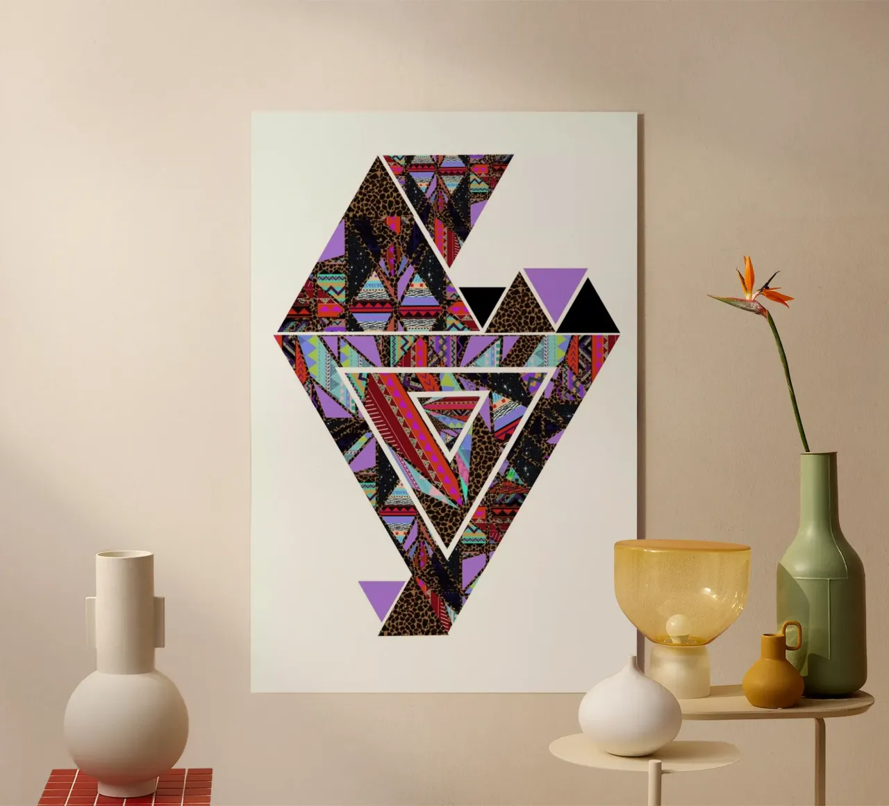 Retro Kaleido plexiglass da Vasare Nar