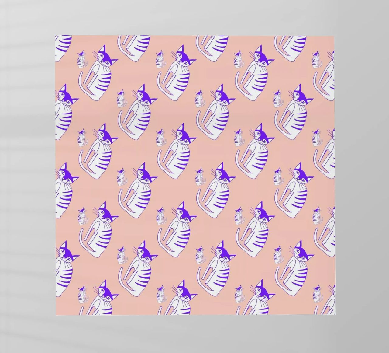 Cat Peach Pattern pellicola backlit da Vasare Nar