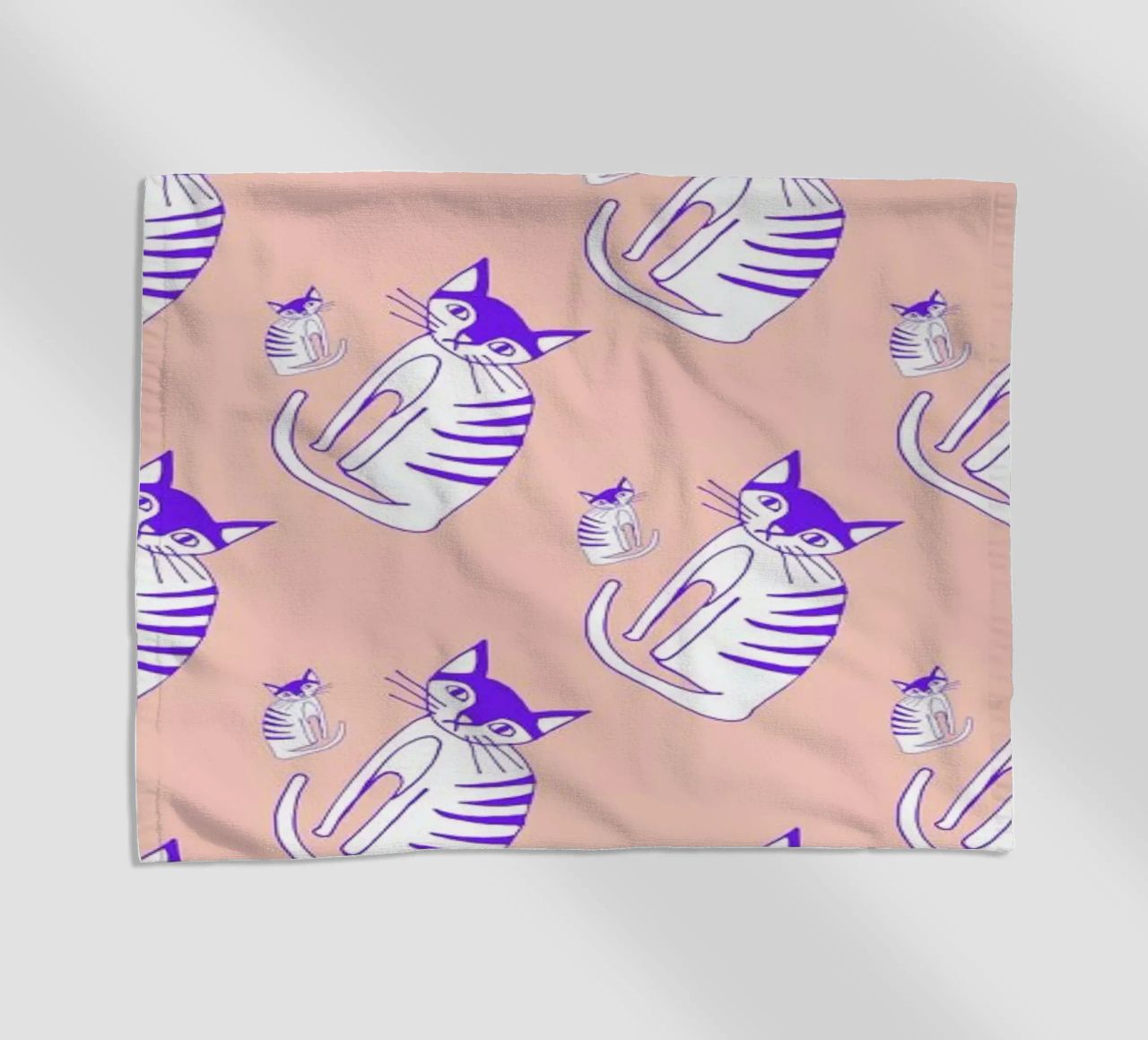 Cat Peach Pattern telo mare da Vasare Nar